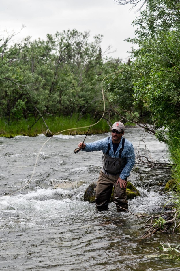 Presentation - fly fishing in Alaska with mice